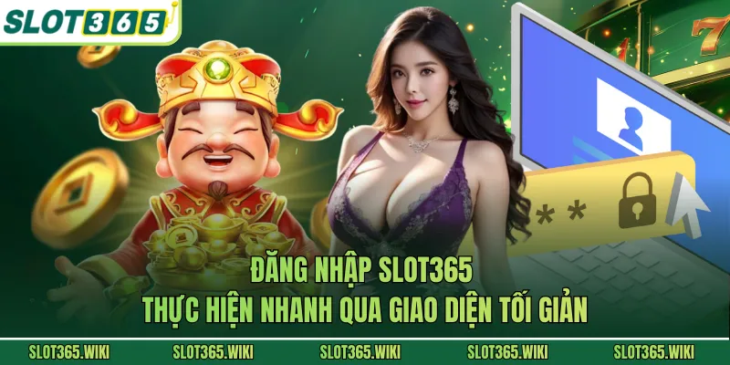 Đăng nhập SLOT365 thực hiện nhanh qua giao diện tối giản